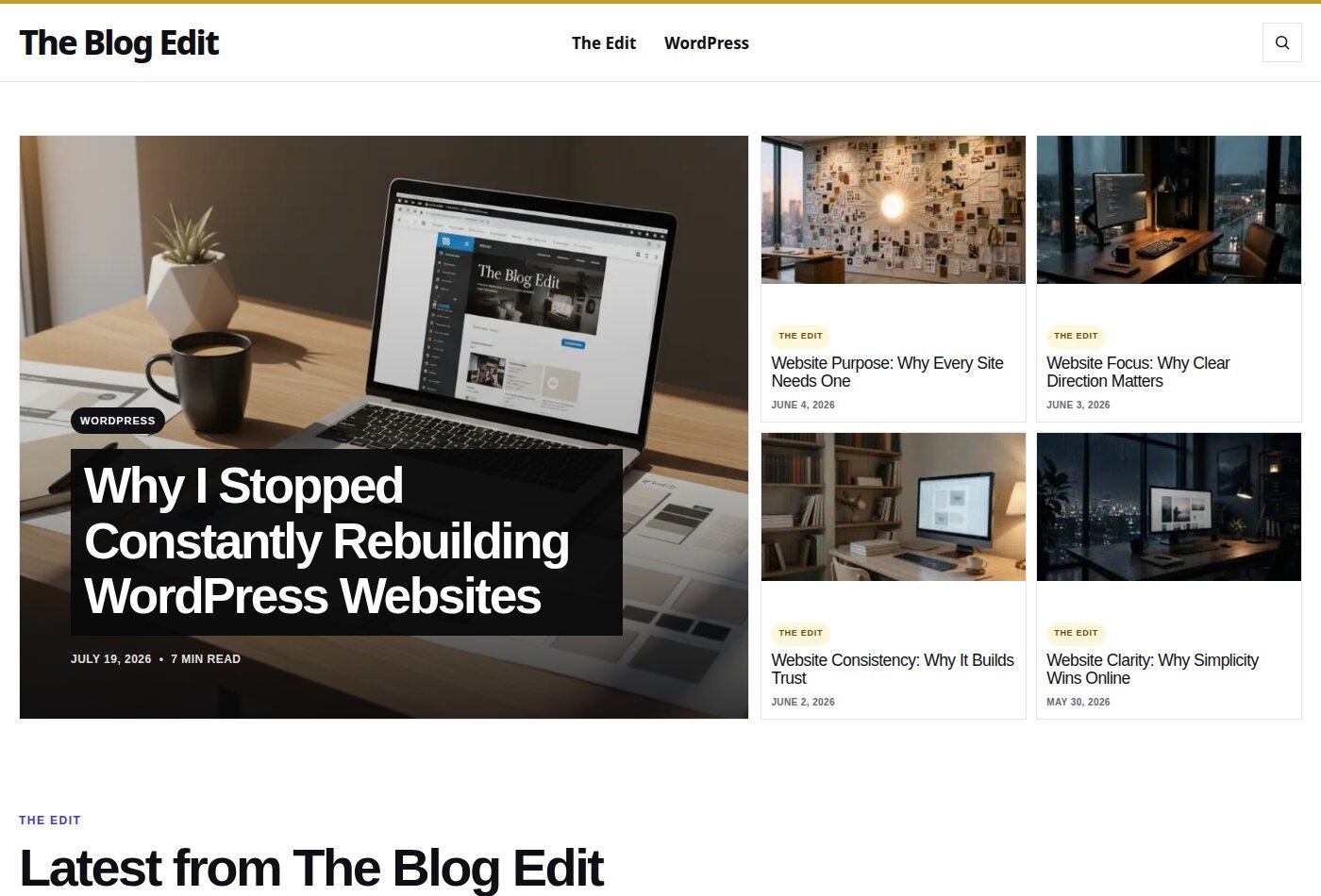 The Blog Edit project image